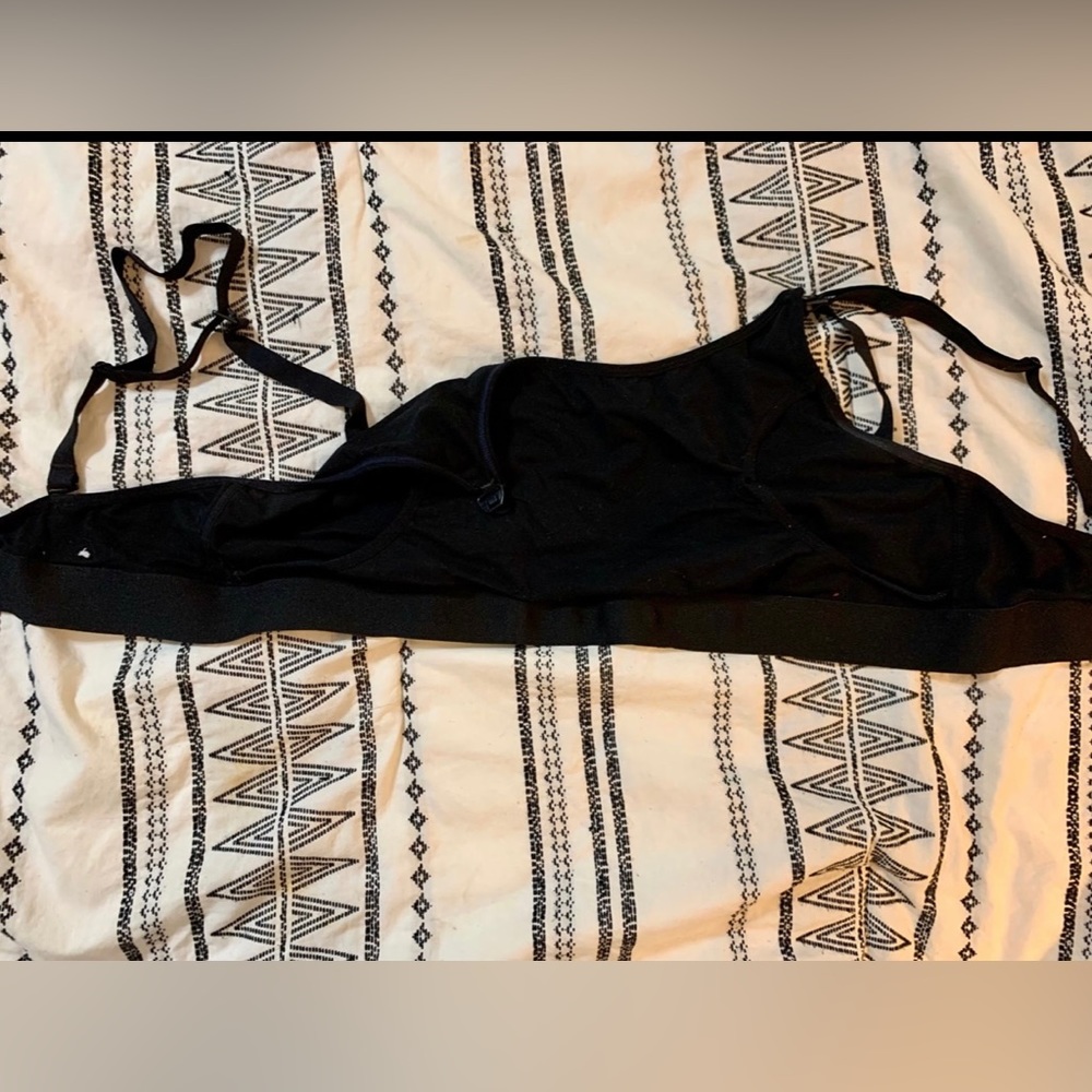 Black Pumping/Nursing Bra